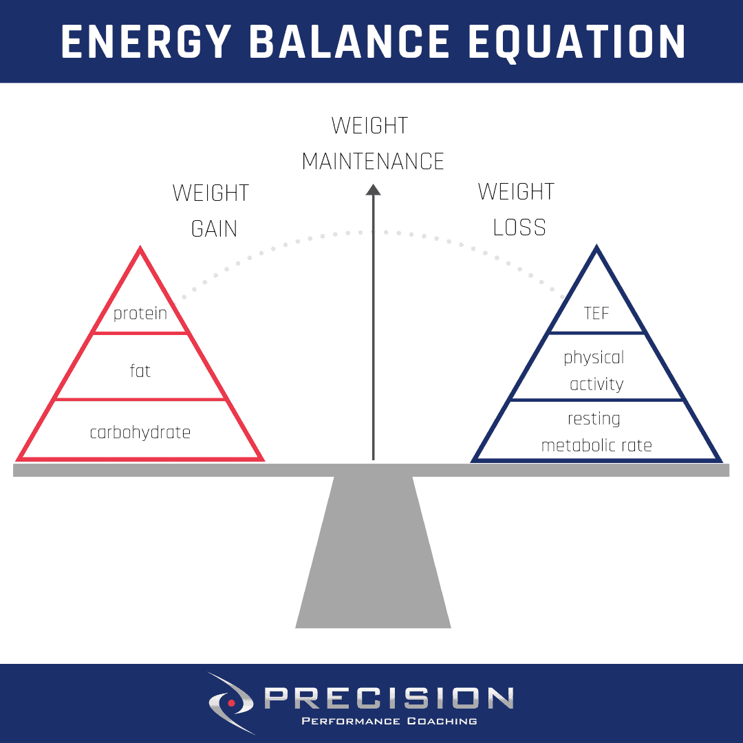 Energy balance and body fat percentage